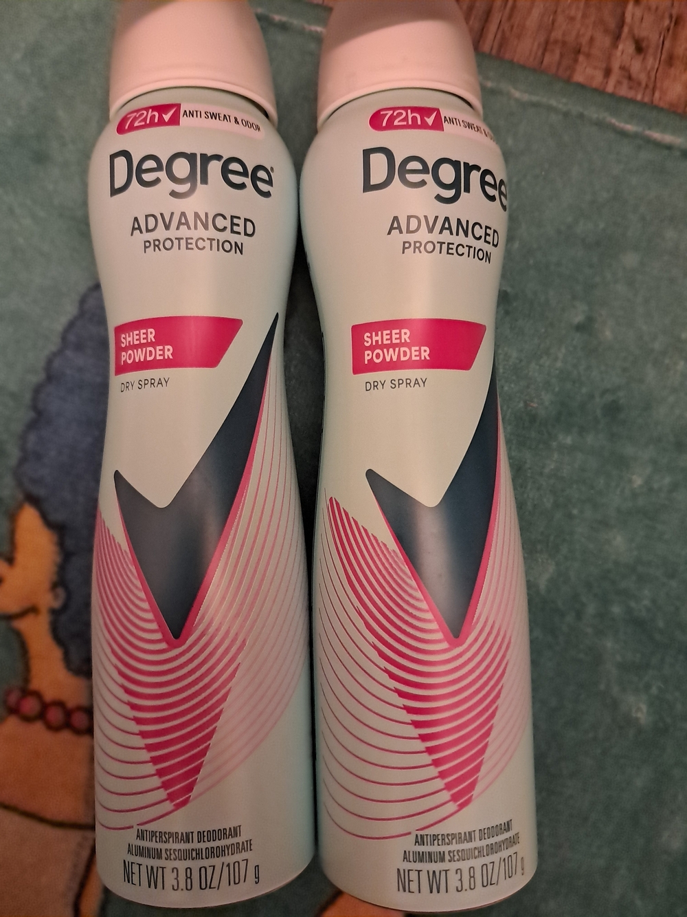 Degree Advanced Protection Sheer Powder Dry Spray Antiperspirant - Pink